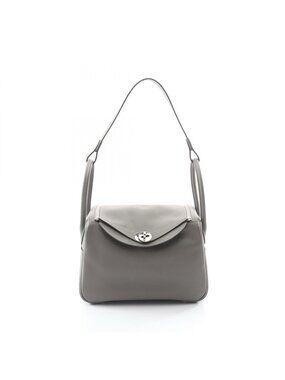 Hermes Shoulder Bag Lindy 26 Gris Meyer